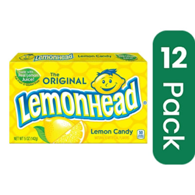 Lemonhead The Original Lemon Candy Theater Box - 5 Ounce (Pack of 12) - Image 1