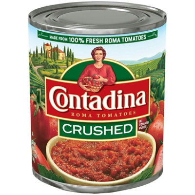 Contadina Crushed Tomatoes - 28 Ounce (Pack of 6) - Image 1
