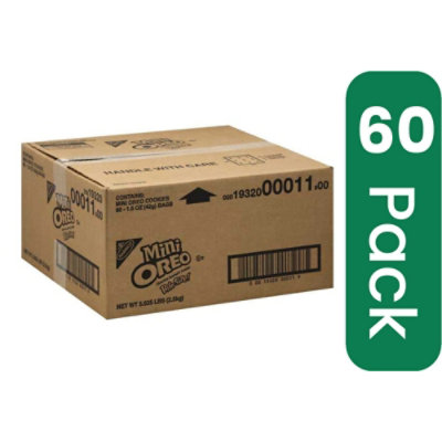 Kraft Single Serve Oreo Mini Cookies - 1.5 Ounce (Pack of 60) - Image 1
