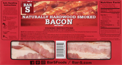 Bar S Naturally Hardwood Smoked Bacon - 12 Oz - Image 5