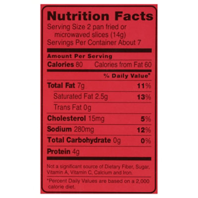 Bar S Naturally Hardwood Smoked Bacon - 12 Oz - Image 3