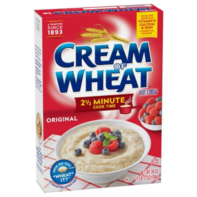 Krafts Cream of Wheat Hot Wheat Cereal - Quick - 12 Packs Total (28 oz Per Pack) - Image 3