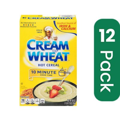 Cream of Wheat Hot Cereal - 12 Packs Total (28 oz Per Pack) - Image 1