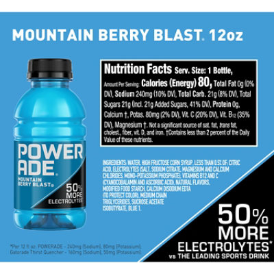 Powerade Mountain Berry Blast Bottles - 8-12 Fl. Oz. - Image 5