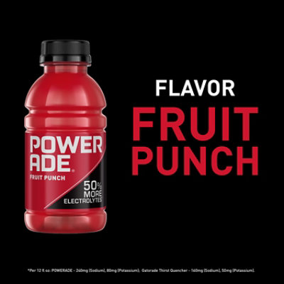 POWERADE Fruit Punch - 8-12 Fl. Oz. - Image 4