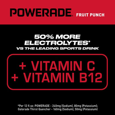 POWERADE Fruit Punch - 8-12 Fl. Oz. - Image 4