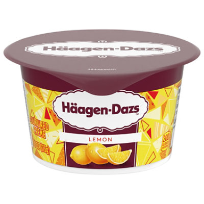 Haagen-Dazs Lemon Cultured Creme - 4 Oz - Image 3