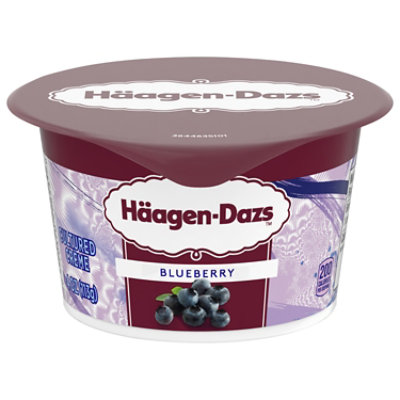 Haagen-Dazs Blueberries And Cream Cultured Creme - 4 Oz - Image 3