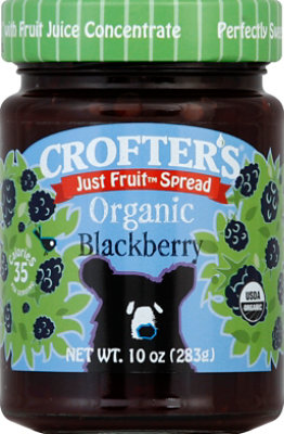 Crofters Organic Blackberry Fruit Spread - 10 Oz - Image 2