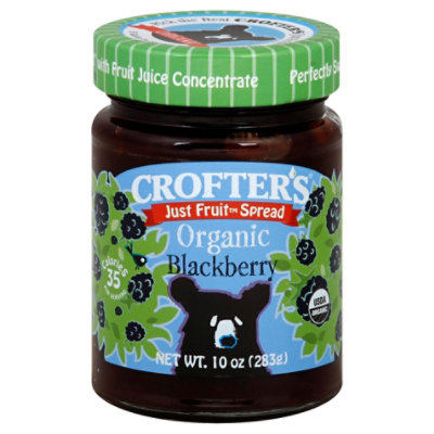 Crofters Organic Blackberry Fruit Spread - 10 Oz - Image 1