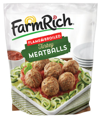 Farm Rich Turkey Meatballs - 20 Oz - Image 1