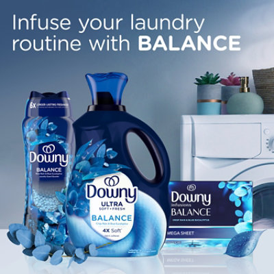 Downy Infusions Crisp Rain And Blue Eucalyptus Balance In Wash Scent Booster - 18.2 Oz - Image 8