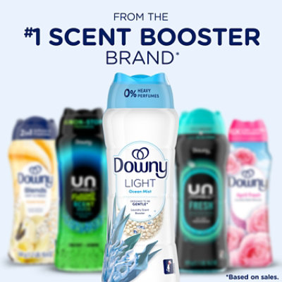 Downy Light Ocean Mist In Wash Scent Booster Beads - 24 Oz - Image 7