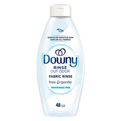 Downy Rinse & Refresh Fabric Rinse Free & Gentle - 48 Fl. Oz. - Image 1