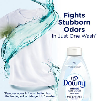 Downy Rinse & Refresh Fabric Rinse Free & Gentle - 48 Fl. Oz. - Image 2