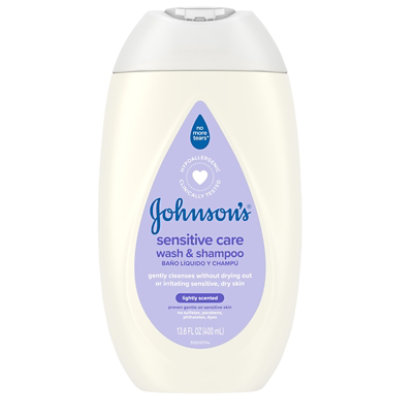 Johnson's Sensitive Care Light Scent Baby Body Wash And Shampoo - 13.6 Fl. Oz. - Image 3