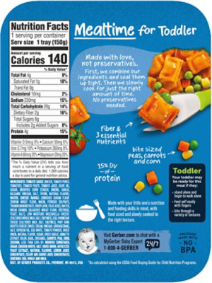 Gerber Cheese Ravioli In Tomato Sauce With Mixed Vegetables - 6.6 Oz - Image 6