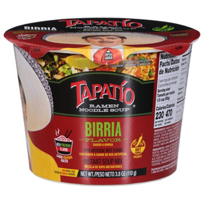 Tapatio Birria Flavored Ramen Big Bowl - 3.8 Oz - Image 3