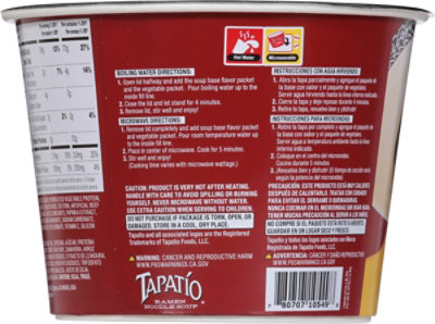 Tapatio Birria Flavored Ramen Big Bowl - 3.8 Oz - Image 6