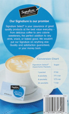 Signature SELECT Zero Calorie Sweetener With Aspartame - 250 Count - Image 6