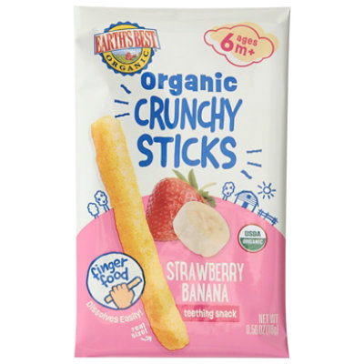 Earth's Best Crunchy Sticks Strawberry Banana - .56 Oz - Image 3