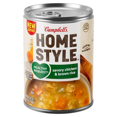 Campbell's Homestyle Healthy Request Savory Chicken and Rice Soup - 16.1 Oz