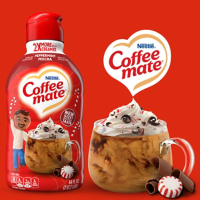 Coffee mate Peppermint Mocha Liquid Creamer Bottle - 64 Fl. Oz. - Image 2