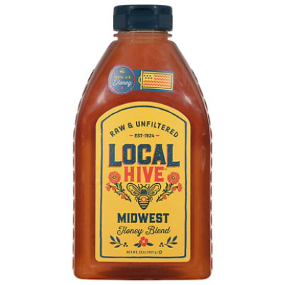 Local Hive Midwest Honey Bottle - 32 Oz - Image 3