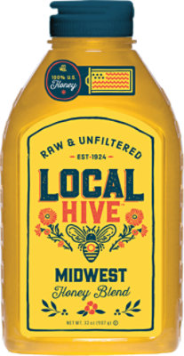 Local Hive Midwest Honey Bottle - 32 Oz - Image 2