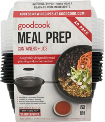 Good Cook Meal Prep Bowl - 10 Count - Image 2