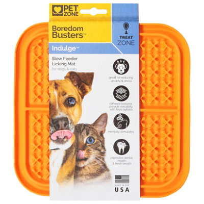 Pet Zone Boredom Busters Indulge Slow Feeder Licking Mat