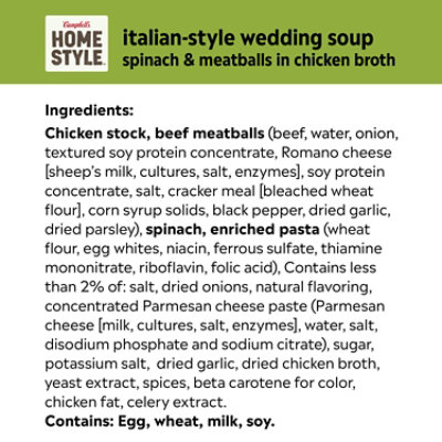 Campbell's Homestyle Italian-Style Wedding Soup - 16.1 Oz - Image 4