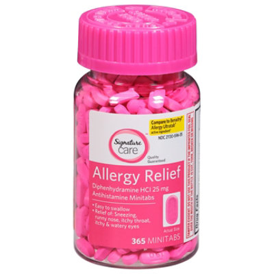 Signature Select/Care Allergy Relief Diphenhydramine Mini - 365 Count - Image 3