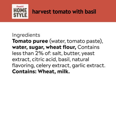 Campbell's Homestyle Harvest Tomato Soup With Basil Soup - 16.3 Oz - Image 4