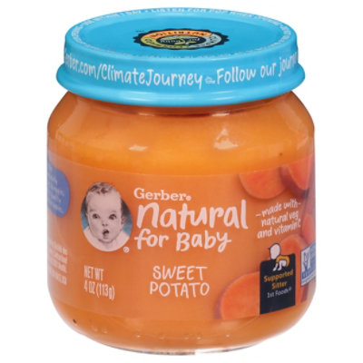 Gerber 1st Foods Infant Puree Sweet Potato Jar - 4 Oz - Image 3