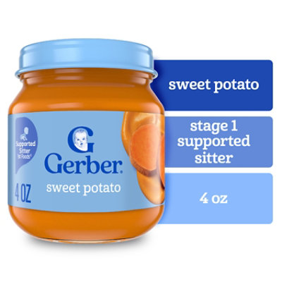 Gerber 1st Foods Infant Puree Sweet Potato Jar - 4 Oz - Image 2