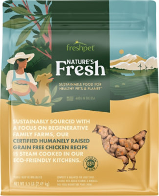 Freshpet Natures Grain Free Chicken Roasted Meals Bag Dog - 5.5 Lb - Image 1