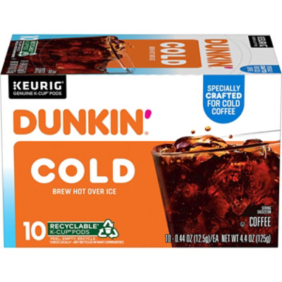 Dunkin' 4.4 Ounce Cold Kcup Each - 10 Count - Image 1