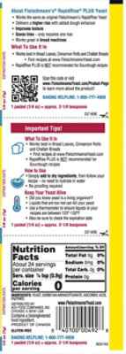Fleischmann's RapidRise Yeast Plus - 0.75 Oz - Image 5