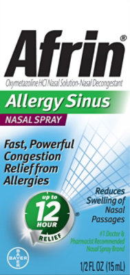 Afrin Allergy Sinus 12hr Spray - 15 Ml - Image 2