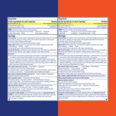 Vicks DayQuil & NyQuil Combo Ultra Concentrated Cold & Flu Liquidcaps - 96 Count - Image 2
