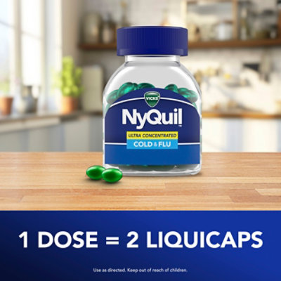 Vicks DayQuil & NyQuil Combo Ultra Concentrated Cold & Flu Liquidcaps - 96 Count - Image 7