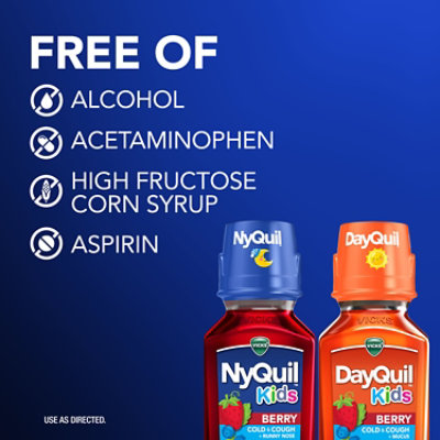 Vicks Kids DayQuil & NyQuil Berry Combo Pack - 2 - 8 Oz - Image 8