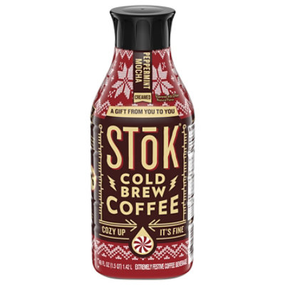 SToK Peppermint Mocha Cold Brew Coffee - 48 Oz - Image 1