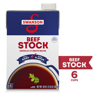 Swanson Beef Stock - 48 Oz