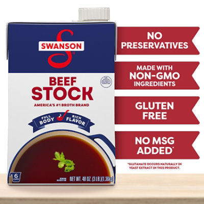 Swanson Beef Stock - 48 Oz - Image 3