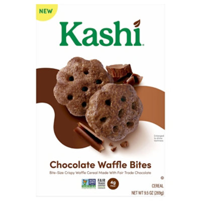 Kashi Chocolate Waffle Bites Cereal - 9.5 Oz - vons