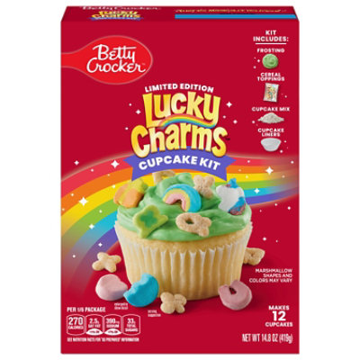 Betty Crocker Lucky Charms Cupcake Kit - 14.8 Oz - albertsons