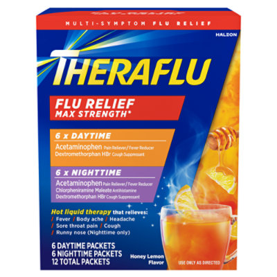 Flu Max Strength Relief Dt/nt - 12 Count - Image 1