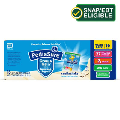 Pediasure Vanilla 16 Count - 8 Oz - Image 1